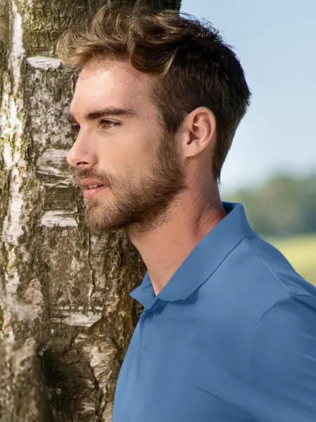 Einfaches Herren Poloshirt - 2-Knopf-Verschluss