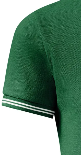Kontrastiertes Poloshirt für Herren - Klassische kurze Ärmel
