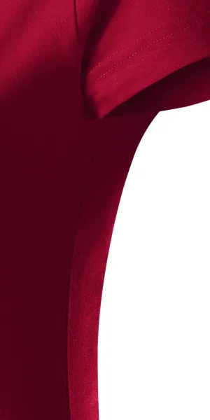Damen einfaches T-Shirt - Schnitt mit Seitennähten