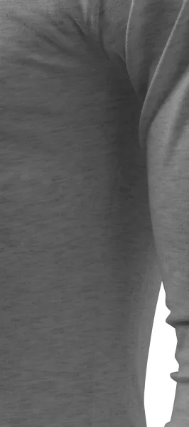 Langärmliges T-Shirt für Männer - Schnitt mit Seitennähten