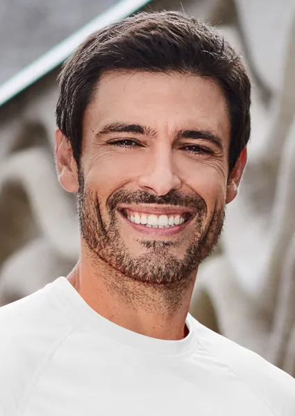 Sport-T-Shirt für Herren - Klassischer Rundhalsausschnitt