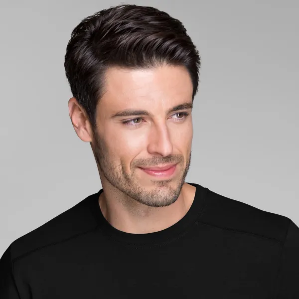 Herren T-Shirt verziert - Klassischer Rundhalsausschnitt