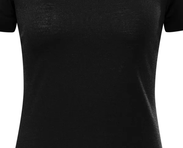 Damen T-Shirt aus Merinowolle - Schmale, konische Passform