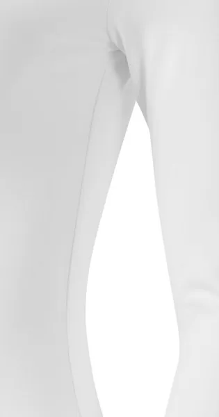 Damen T-Shirt mit langen Ärmeln und tiefem Ausschnitt - Schnitt mit Seitennähten