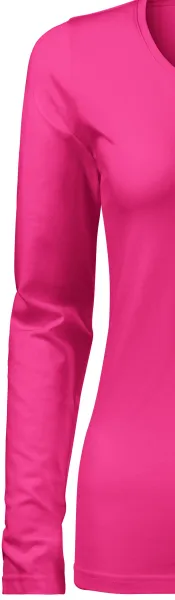 Eng anliegendes Damen-T-Shirt mit langen Ärmeln - Klassische lange Ärmel