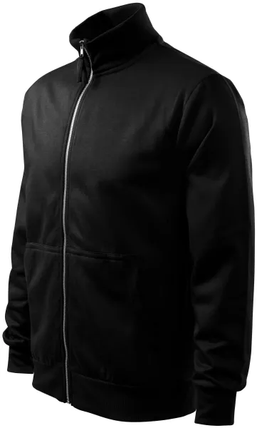 Herren Sweatshirt ohne Kapuze - Herren-Sweatshirt mit Reißverschluss, ohne Kapuze