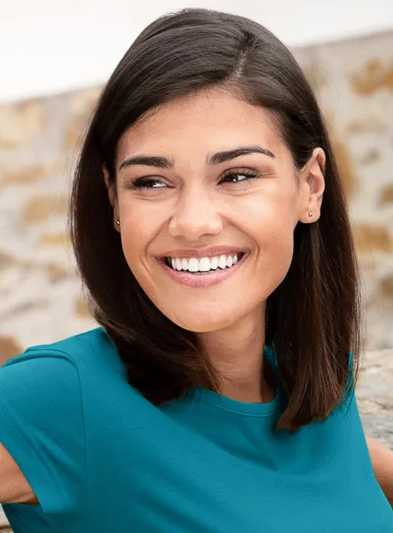 Damen trendy T-Shirt - Klassischer Rundhalsausschnitt