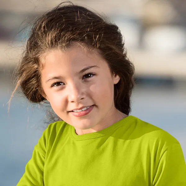 LangarmShirt für Kinder - Klassischer Rundhalsausschnitt