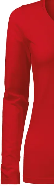 Eng anliegendes Damen-T-Shirt mit langen Ärmeln - Klassische lange Ärmel