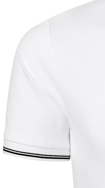 Kontrastiertes Poloshirt für Herren - Klassische kurze Ärmel