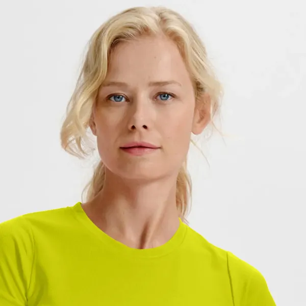 Damen Sport T-Shirt - Klassischer Rundhalsausschnitt