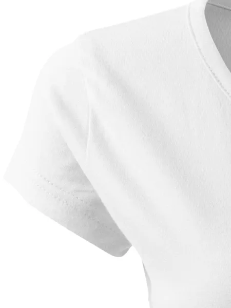 Damen T-Shirt mit sehr kurzen Ärmeln - Sehr kurze Ärmel