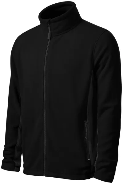 Fleece-Kontrastjacke für Herren - Herren Fleecejacke mit Kontrastelementen