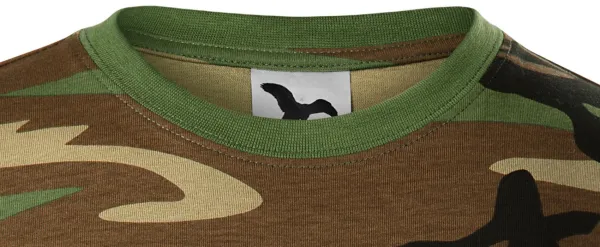 T-Shirt der Camouflage-Kinder - Klassischer Rundhalsausschnitt