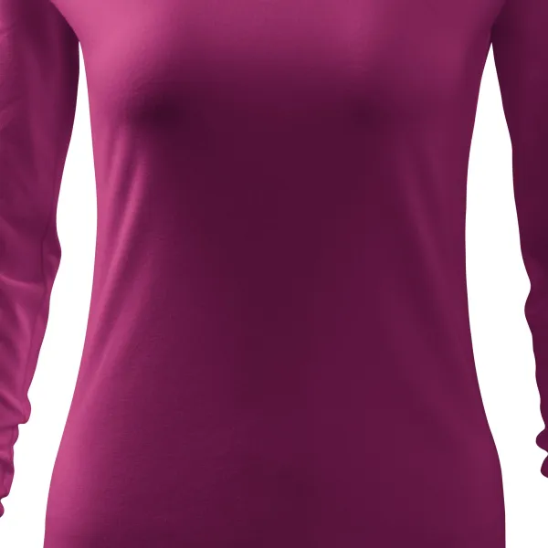 Eng anliegendes T-Shirt für Damen, V-Ausschnitt - Sanft taillierter Schnitt