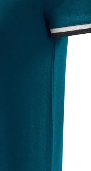 Herren Poloshirt mit Stehkragen - Mit Seitennähten geschnitten