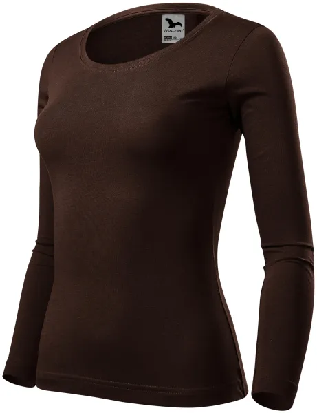 Damen T-Shirt mit langen Ärmeln - Damen Baumwoll-T-Shirt für jeden Tag