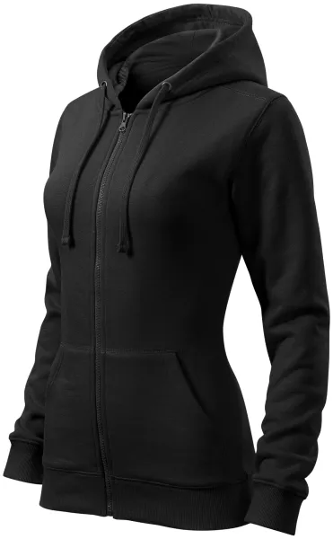 Damen Hoodie mit Kapuze - Damen-Sweatshirt mit Reißverschluss und Kapuze