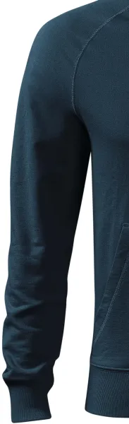 Kontrastiertes Herren-Sweatshirt mit Kapuze - Klassische lange Ärmel