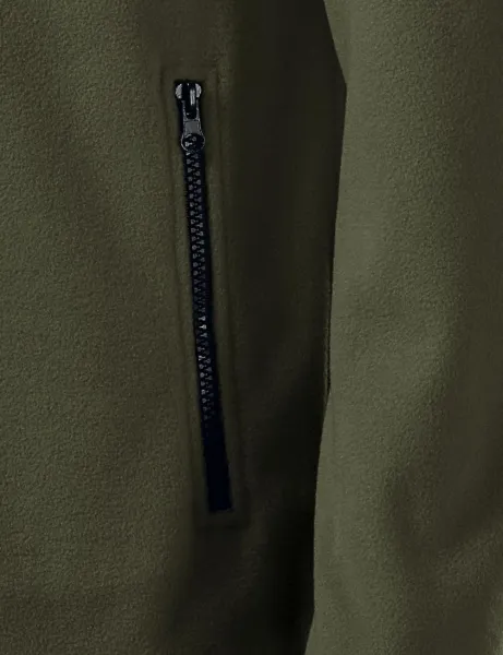 Wärme Unisex-Fleecejacke - Praktische Taschen mit Reißverschluss