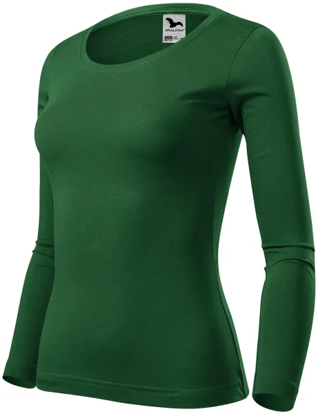 Damen T-Shirt mit langen Ärmeln - Damen Baumwoll-T-Shirt für jeden Tag