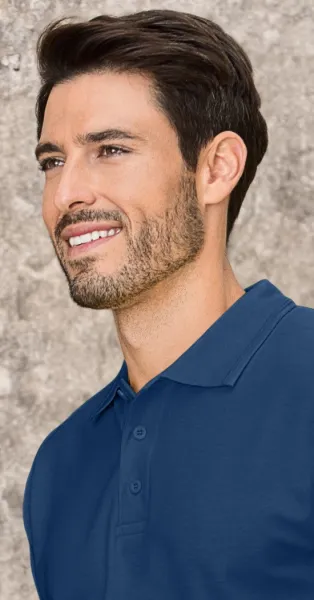 Loses Poloshirt der Männer - 3-Knopf-Verschluss