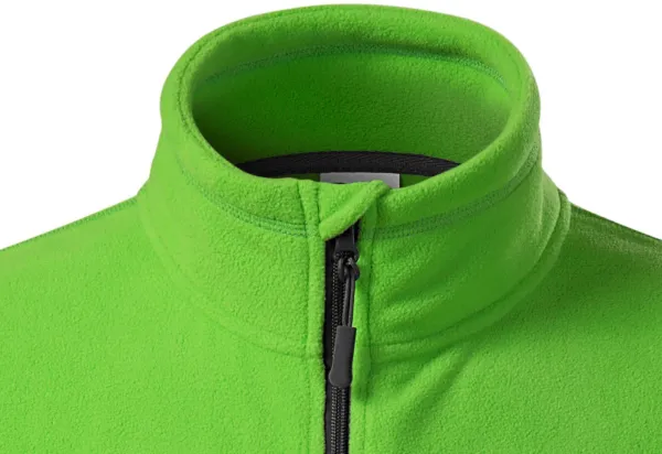 Fleece-Kontrastjacke für Herren - Reißverschluss bis zum Kinn