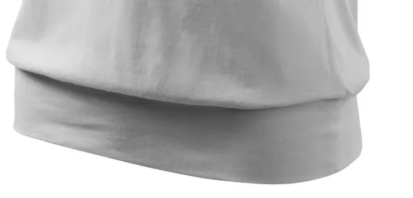 Damen trendy T-Shirt - Breiter Saum am Hemd