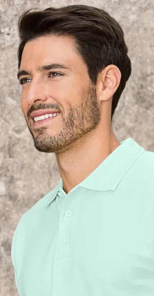 Loses Poloshirt der Männer - 3-Knopf-Verschluss