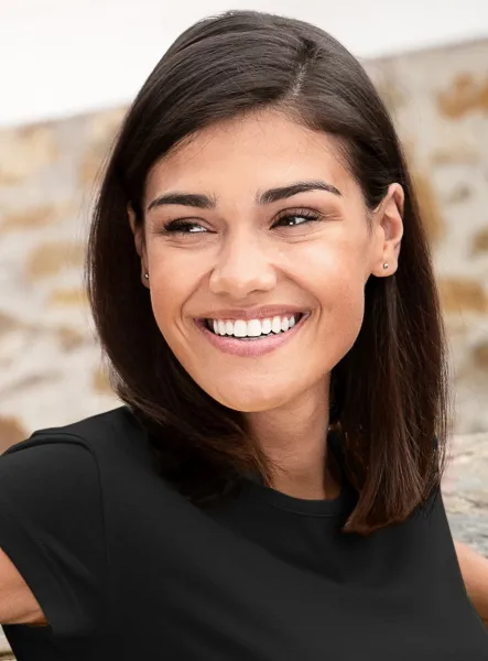 Damen trendy T-Shirt - Klassischer Rundhalsausschnitt