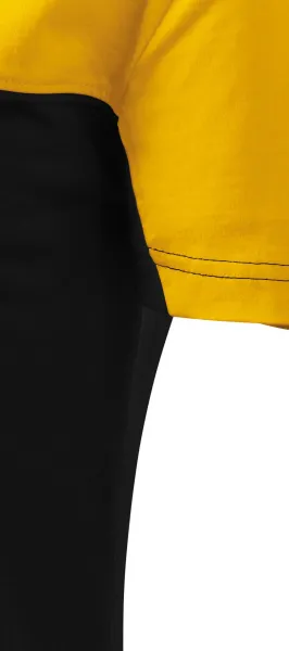 T-Shirt mit zwei Farben - Schnitt mit Seitennähten