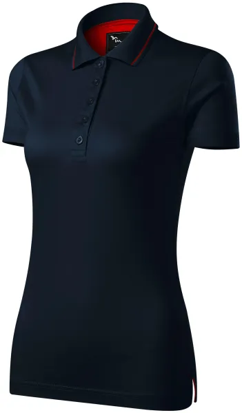Damen elegantes mercerisiertes Poloshirt - Interessantes Damen-Poloshirt für jeden Tag