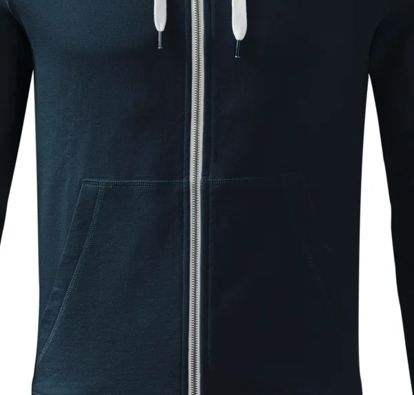 Kontrastiertes Herren-Sweatshirt mit Kapuze - Lockere Passform mit Seitennähten