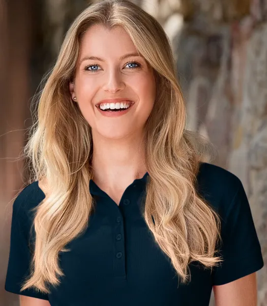 Damen elegantes Poloshirt - 5-Knopf-Verschluss