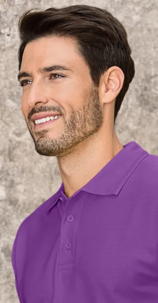 Loses Poloshirt der Männer - 3-Knopf-Verschluss