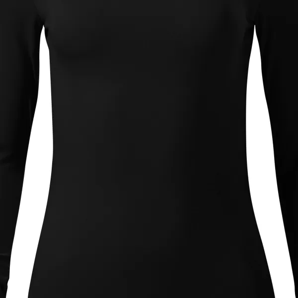 Damen T-Shirt mit langen Ärmeln und tiefem Ausschnitt - Sanft taillierter Schnitt