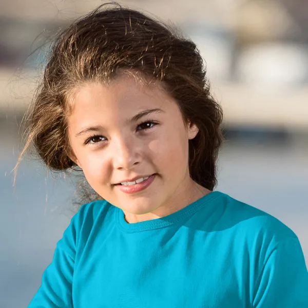 LangarmShirt für Kinder - Klassischer Rundhalsausschnitt