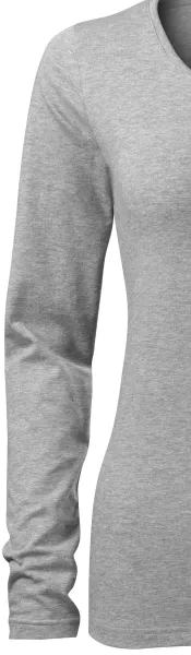 Eng anliegendes Damen-T-Shirt mit langen Ärmeln - Klassische lange Ärmel