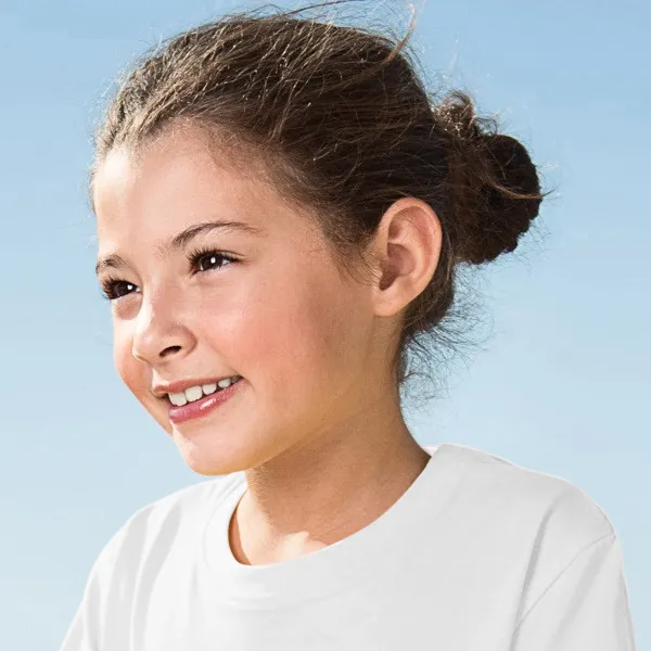 Leichtes Kinder T-Shirt - Klassischer Rundhalsausschnitt