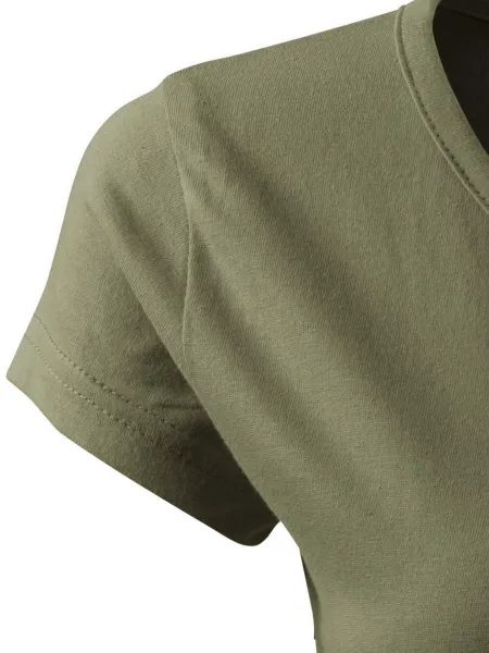 Damen T-Shirt mit sehr kurzen Ärmeln - Sehr kurze Ärmel