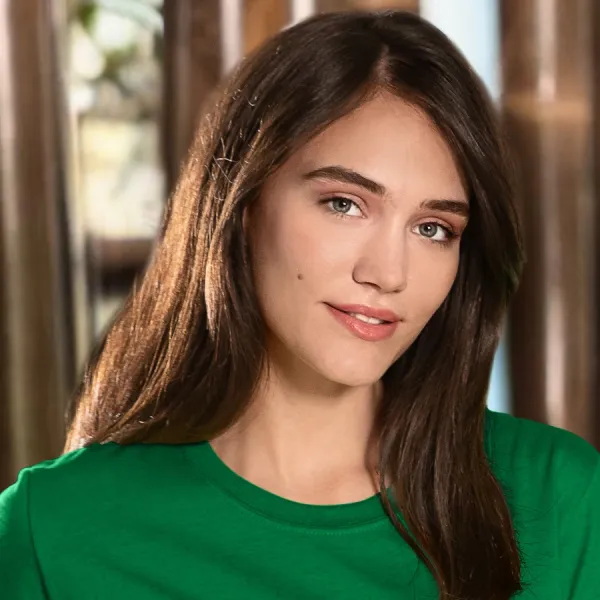 Damen klassisches T-Shirt - Klassischer Rundhalsausschnitt