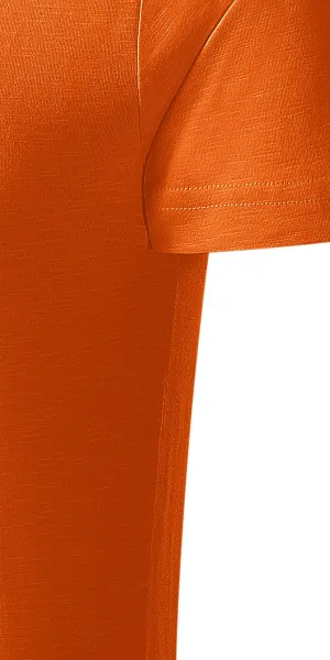 Herren-T-Shirt aus strukturierter Bio-Baumwolle - Schnitt mit Seitennähten