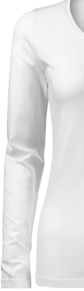 Eng anliegendes Damen-T-Shirt mit langen Ärmeln - Klassische lange Ärmel