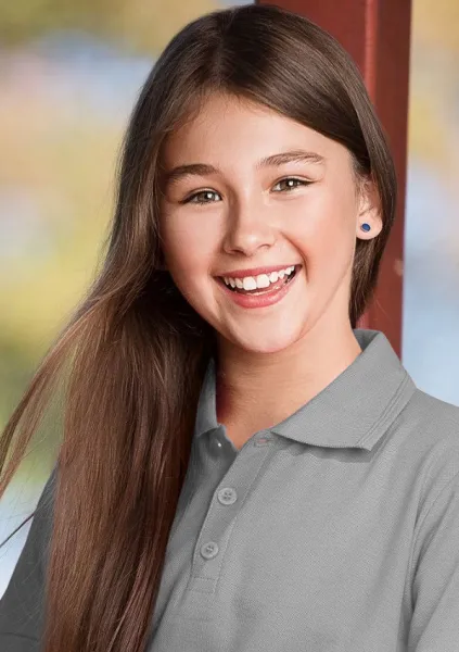 Polo-Shirt für Kinder - 3-Knopf-Verschluss