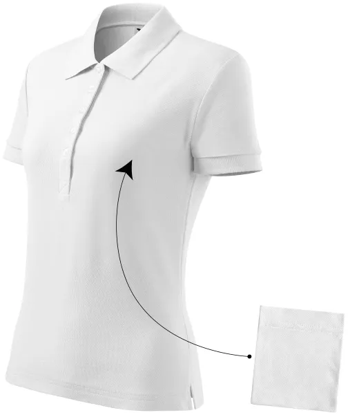 Damen einfaches Poloshirt - Einzeln verpackter Beutel