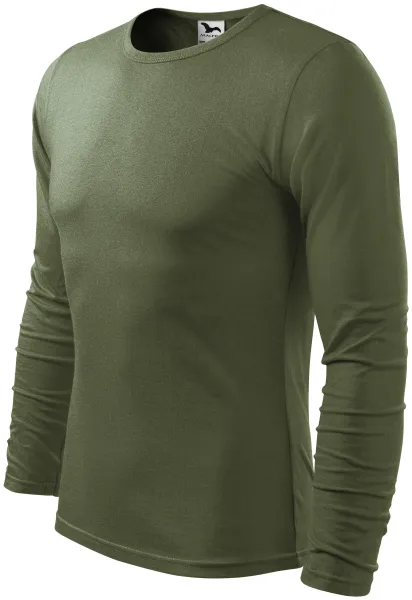 Langärmliges T-Shirt für Männer - Herren Baumwoll-T-Shirt für jeden Tag