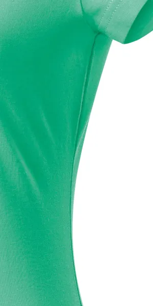 Slim Fit Damen T-Shirt mit V-Ausschnitt - Schnitt mit Seitennähten