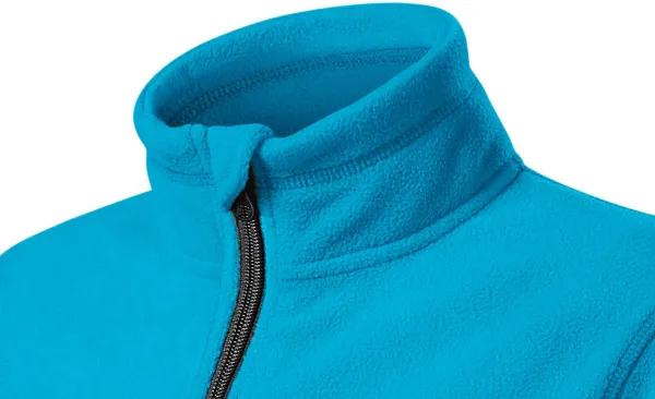 Fleece-Kontrastjacke für Kinder - Hochgestellter Kragen zum Schutz vor Kälte im Nacken
