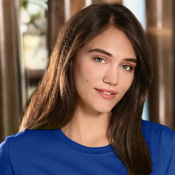 Damen klassisches T-Shirt - Klassischer Rundhalsausschnitt