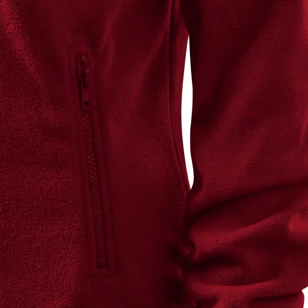 Damen Fleecejacke - Praktische Taschen mit Reißverschluss